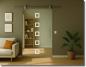 Preview: Glassticker mehrere offene Quadrate Glasaufkleber