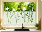 Preview: Fensterfolie wilde Blumen - Sichtschutzfolie