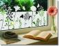 Preview: Milchglasfolie Wildblumen - Fensterfolie