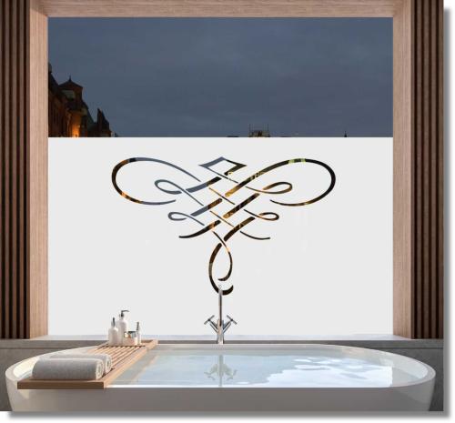 Fensterfolie Barock two