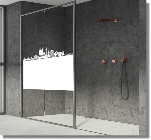 Sichtschutzfolie Skyline Köln