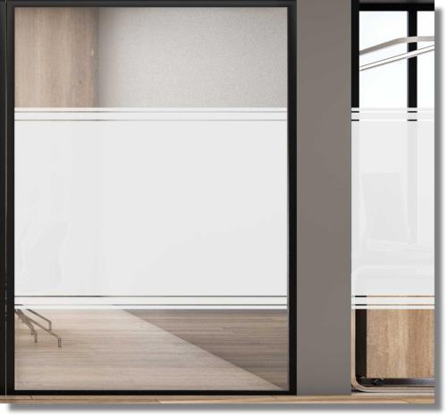 Fensterfolie Fläche kleine Balken