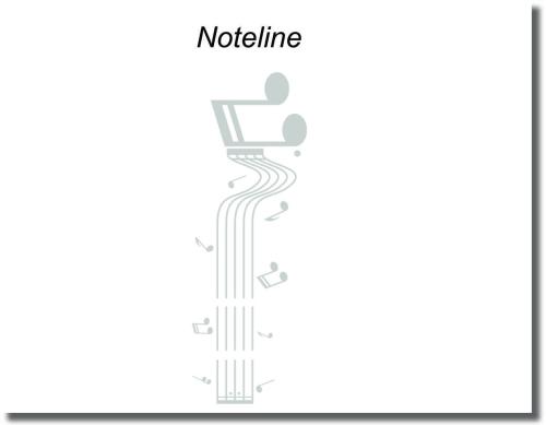 Glasdekorfolie Glastürfolie Aufkleber Noten