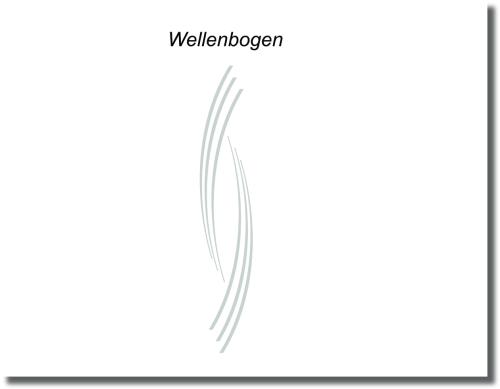 Preview: Glastattoo Glasdekorfolie Glassticker Glastürfolie Aufkleber Folie sechs geschwungen Linien Banur
