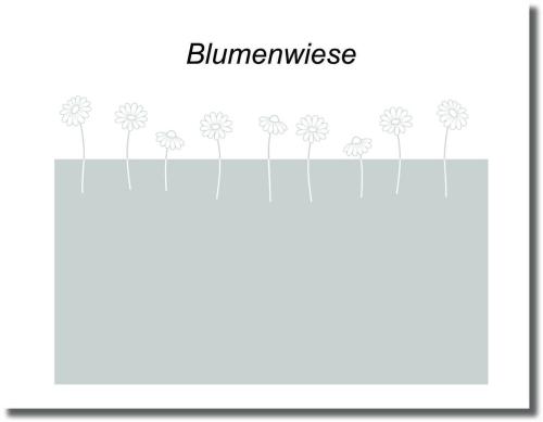 Preview: Fensterfolie Blumenwiese - Milchglasfolie