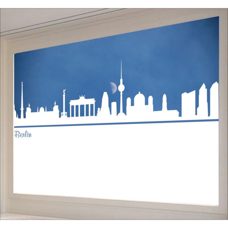 Sichtschutz Fensterfolie Skyline Berlin Sichtschutz Fensterfolie Skyline Berlin