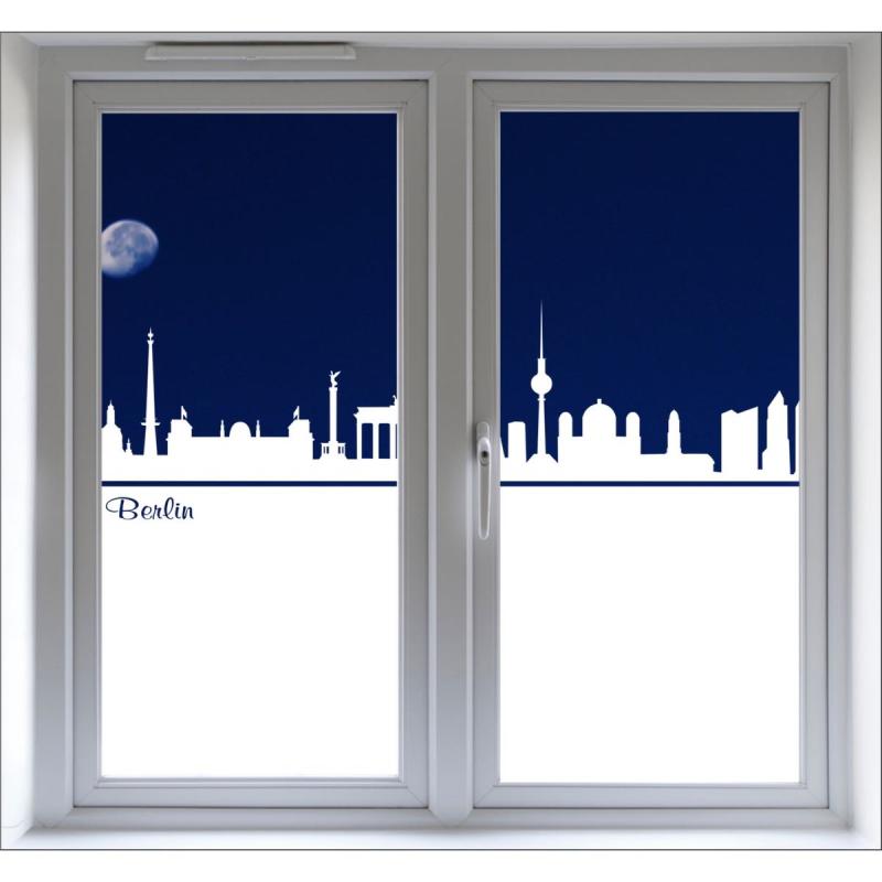 Sichtschutz Fensterfolie Skyline Berlin Doppelfenster Sichtschutz Fensterfolie Skyline Berlin Doppelfenster