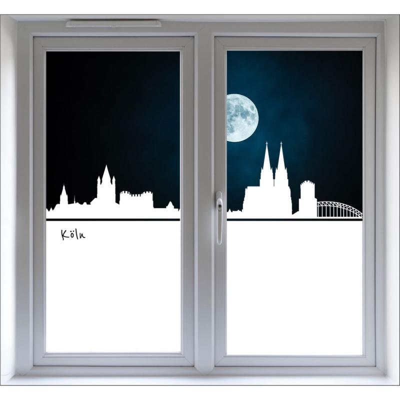 Sichtschutzfolie Skyline Köln Fensterfolie Doppelfenster Sichtschutzfolie Skyline Köln Fensterfolie Doppelfenster