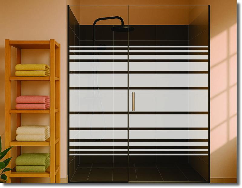 duschdekorfoloie Kontraststreifen