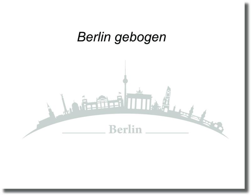 Fensterfolie Berlin Skyline - Milchglasfolie