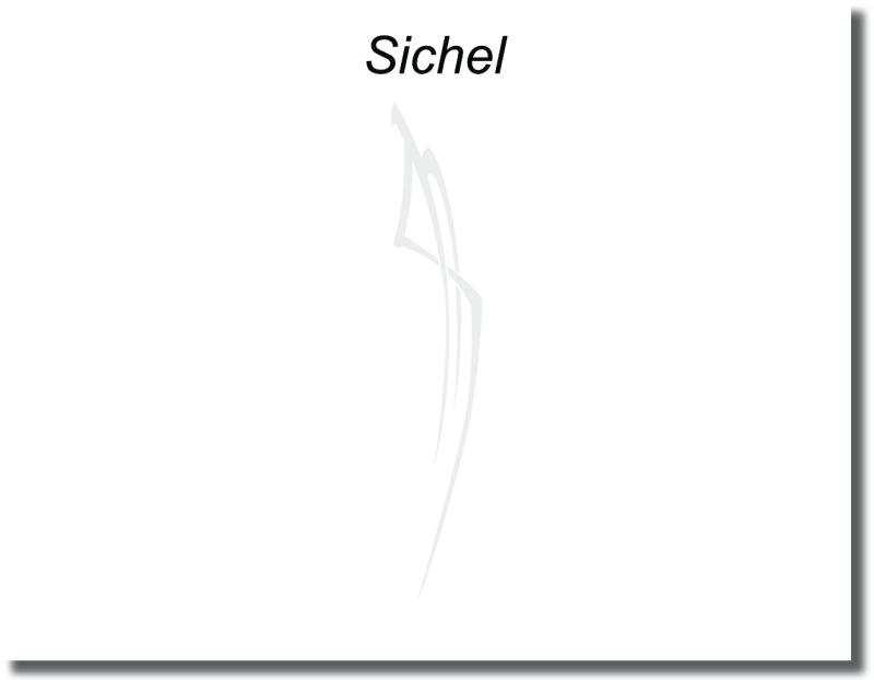 Sichtschutzfolie für Glastüren mit schmalem Sichelmotiv und geschwungenen Linien, die vertikal über die transparente Glasfläche verlaufen