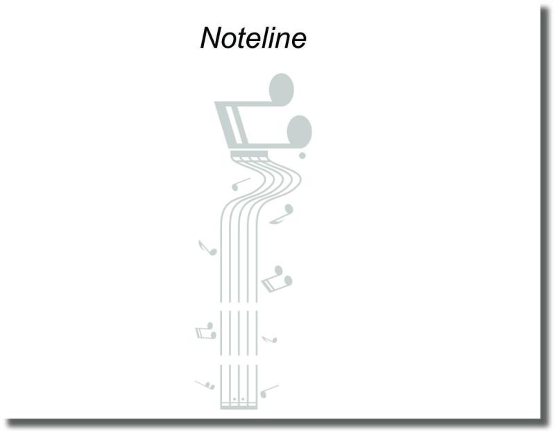 Glasdekorfolie Glastürfolie Aufkleber Noten